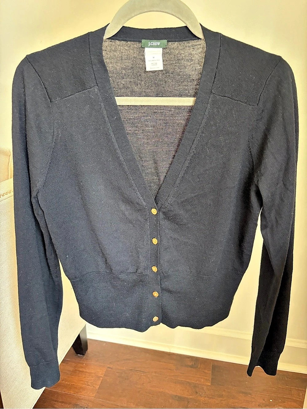 J.Crew Black Knit Cardigan and Sweater Vest